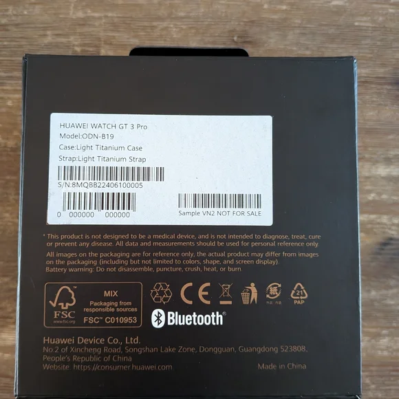 Huawei Watch GT 3 Pro Titanium Smartwatch – 46mm – Sapphire Glass – NEW - Picture 5 of 5